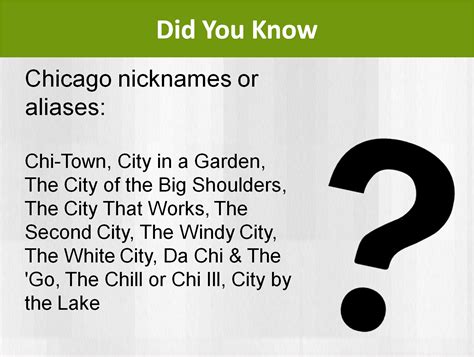 What is a bad nickname for Chicago?