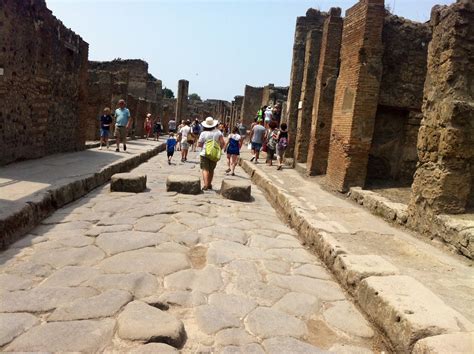 What is left of Pompeii today?