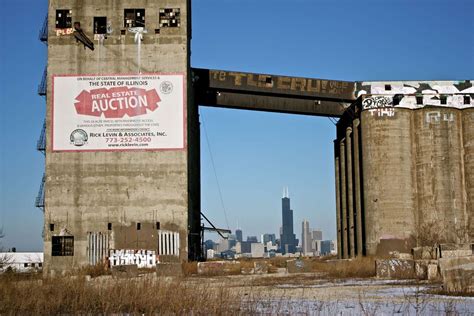 What is the abandoned town near Chicago?