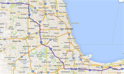 What is the best route around Chicago?