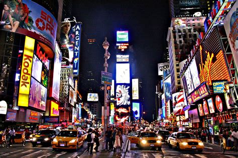 What is the best time to visit Times Square?