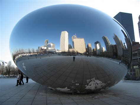 What is the big shiny ball in Chicago?