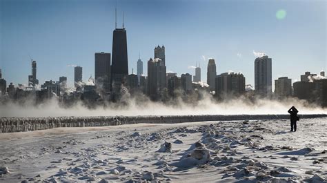 What is the coldest winter month in Chicago?