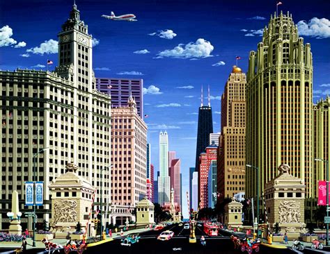 What is the magnificent mile known for?