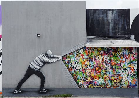 What is the most famous piece of street art?