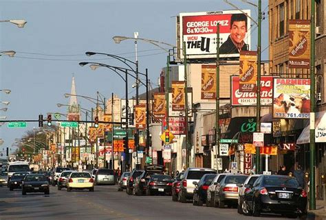 What is the name of a famous street in Chicago which has a lot Indian shop and restaurant?