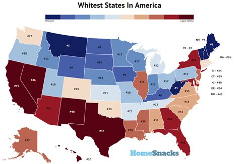 What Is The Whitest State In America?