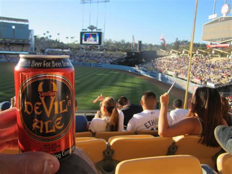 What kind of alcohol is at Dodger Stadium?