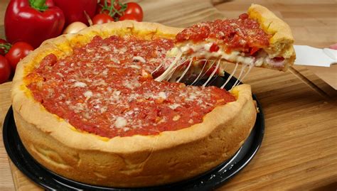 What kind of pizza is also known as Chicago style?