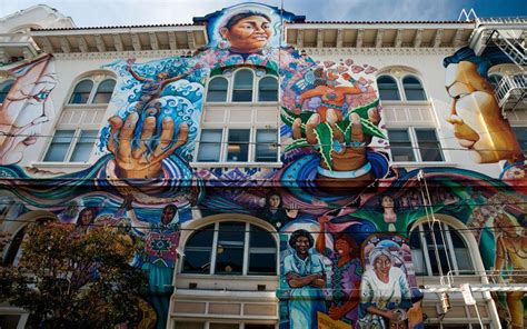 What Name Is The District That Houses Such Beautiful Murals And Art In San Francisco Known As?