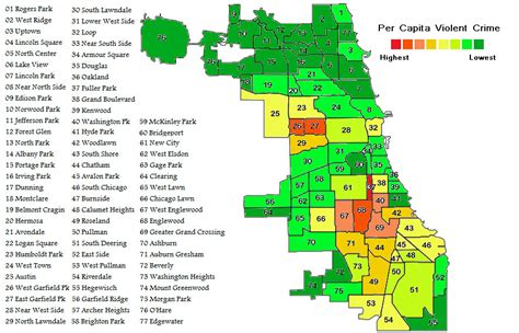 What neighborhoods in Chicago have the lowest crime?