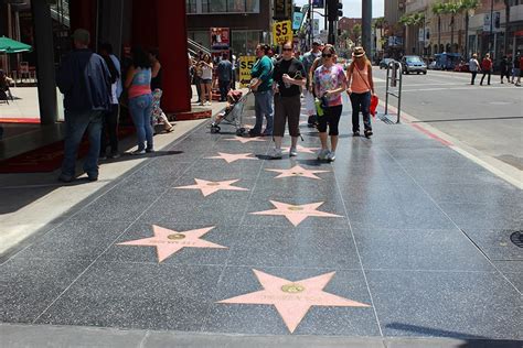 What street in LA has celebrity stars?