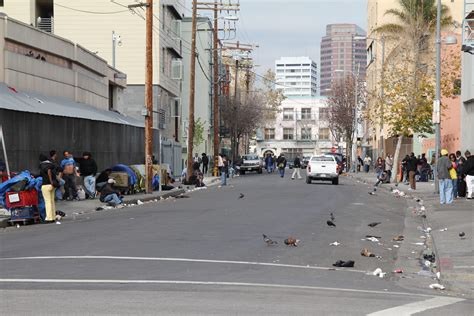 What street is Skid Row on?