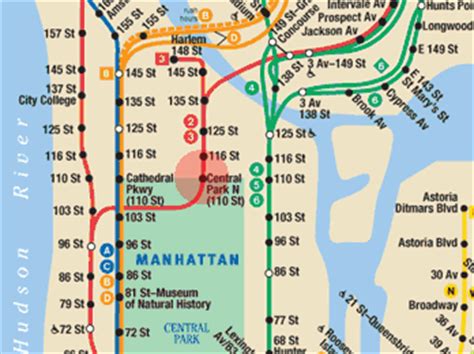 What subway line goes to Central Park?