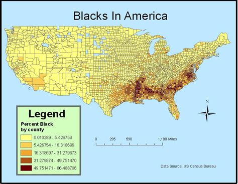 Where do most blacks live in LA?