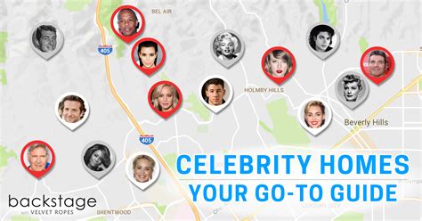 Where do most celebrities live in Beverly Hills?