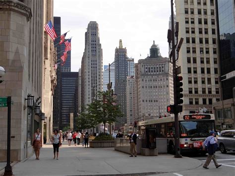 Where does Magnificent Mile start and stop?