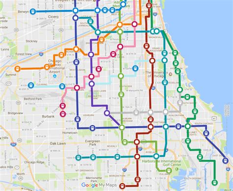 Where does the Chicago subway go?