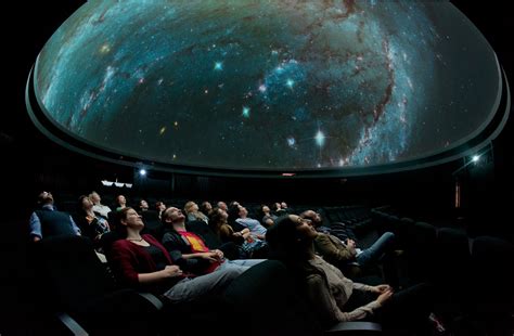 Where is the best place to sit in a planetarium?