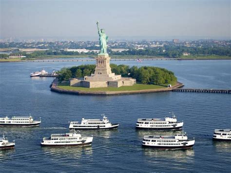 Where is the best place to sit on the Statue of Liberty ferry?