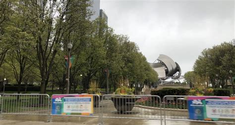 Which day Millennium Park closed?