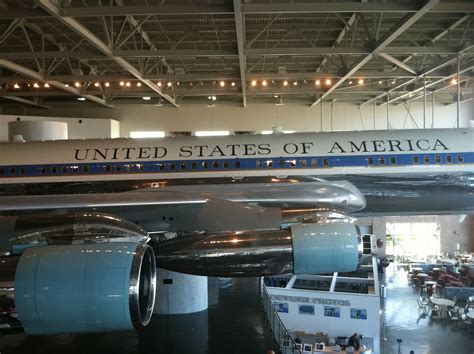 Which Presidential Library has Air Force One?