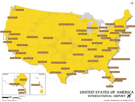 Which US airport has the most international flights?