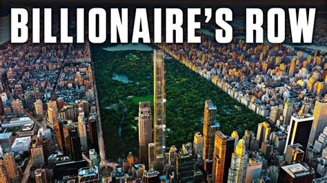 Who lives billionaires row nyc?