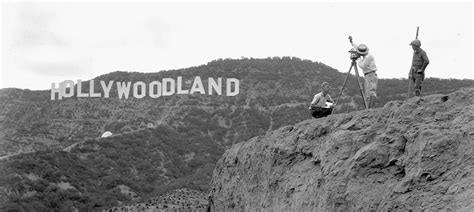 Who made the Hollywood sign and why?