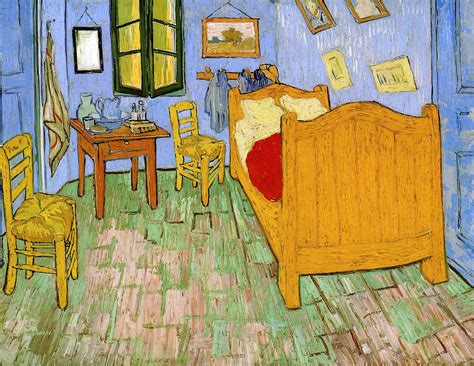 Who owns the bedroom by Van Gogh?