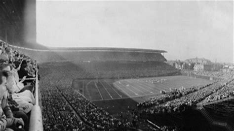 Why did the Bears leave Wrigley Field?