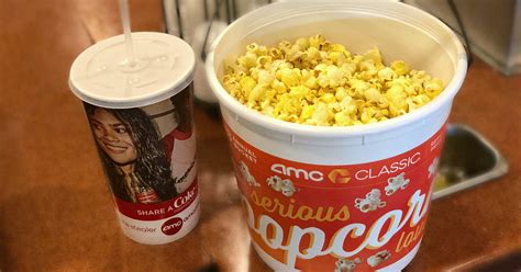 Can you refill small popcorn at AMC?