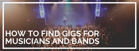 How Do I Find Small Music Gigs?