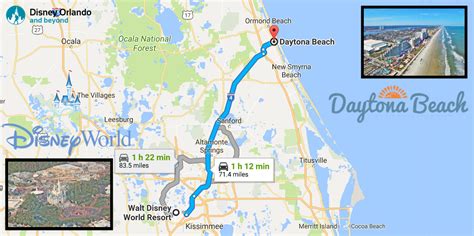 How Far Is Daytona Beach From Disney?