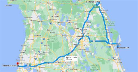 How Far Is Orlando To The Beach?