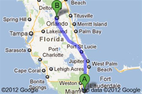 How far is the beach from Orlando?