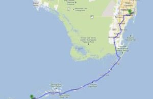 How Far Is The Ride From Miami To Key West?