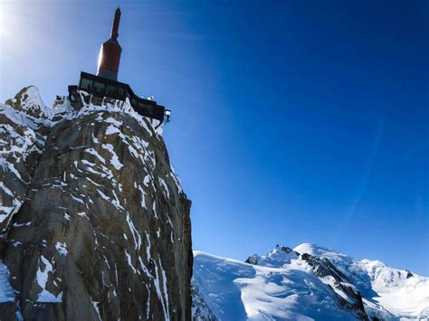 How high is the lift at Aiguille du Midi?