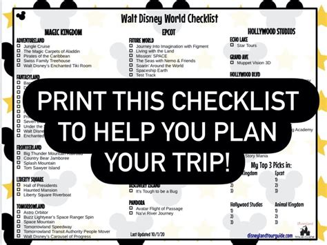 How long do you need for Disney World?