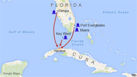 How long does it take to get from Miami to Havana by boat?