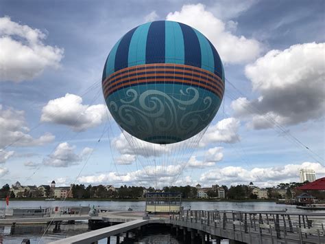 How Long Is The Hot Air Balloon Ride At Disney Springs?