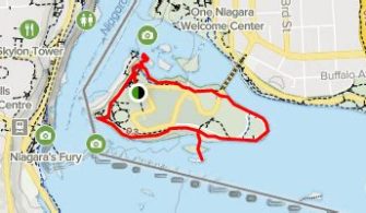 How Long Is The Walk Around Goat Island?