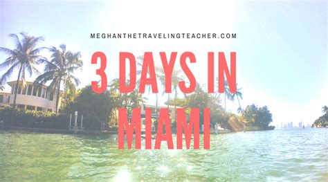 How many days are enough for Miami?