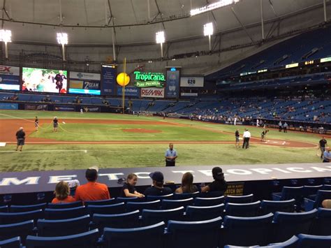 How much are seats at Tropicana Field?