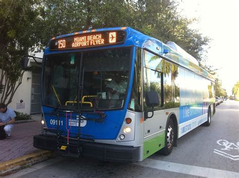 How much is the 150 bus in Miami Beach?