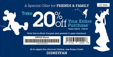 How To Get Discounts At Disney Stores?