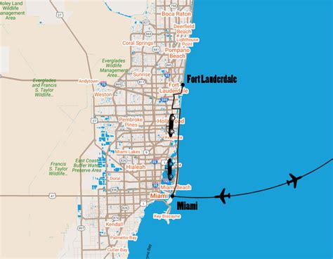 Is Fort Lauderdale A Suburb Of Miami?