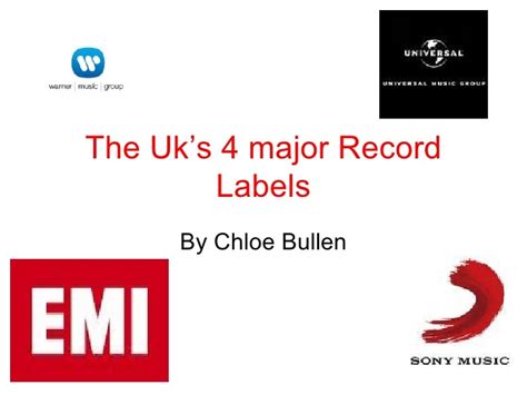 What are the 4 largest record labels?