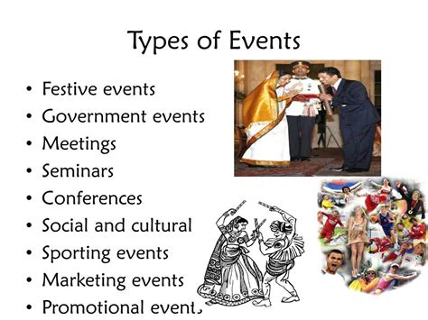 What Are The Five Major Types Of Events?