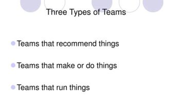 What Are Three Things A Team Should Have?